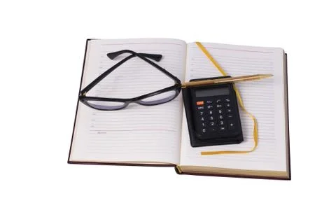 Note And Glass Stock Photos