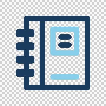 Note block icons. Elegant colored line icons for a clean look. Illustrazione stock