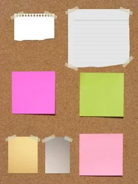 Note board Stock Illustration