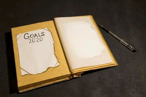 Note book before 2020. Be prepared for everything, Miracle is close. Stock Photos