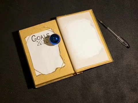 Note book before 2020. Be prepared for everything, Miracle is close. Stock Photos