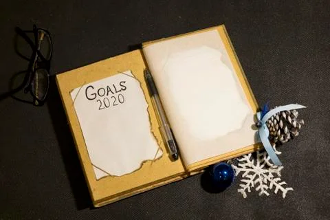Note book before 2020. Be prepared for everything, Miracle is close. Stock Photos