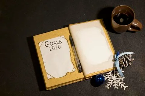 Note book before 2020. Be prepared for everything, Miracle is close. Stock Photos