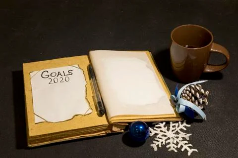 Note book before 2020. Be prepared for everything, Miracle is close. Stock Photos