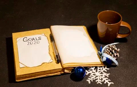 Note book before 2020. Be prepared for everything, Miracle is close. Stock Photos