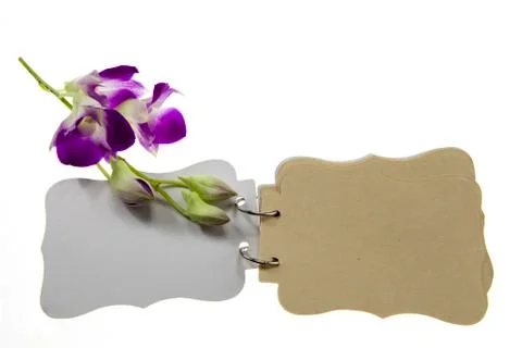 Note book on isolated white background Stock Photos