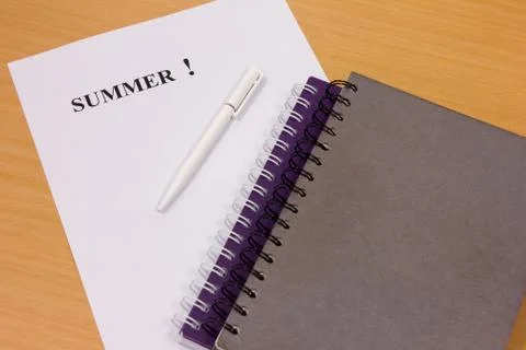 Note book paper Stock Photos