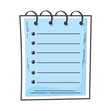Note book supply Stock Illustration