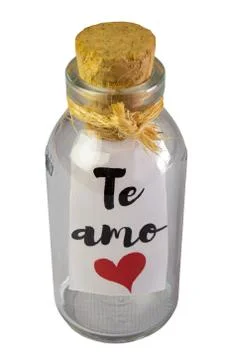 Note in Bottle Stock Photos