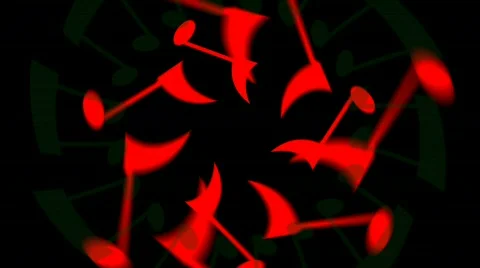 Note circles loop Stockbeeldmateriaal 861167