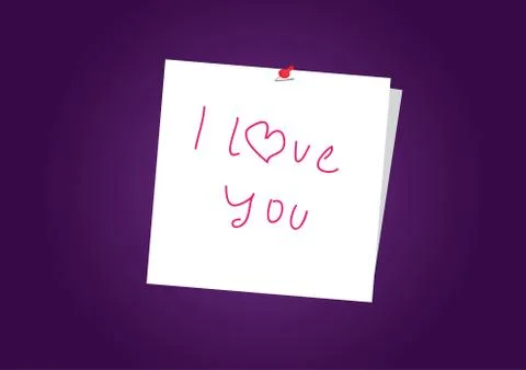 Note girlfriend Stock Illustration