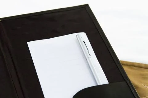 Note in hotel room Stock Photos