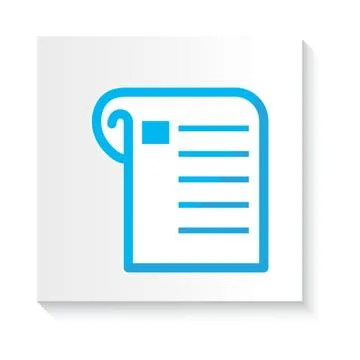 Note Icon 库存插图