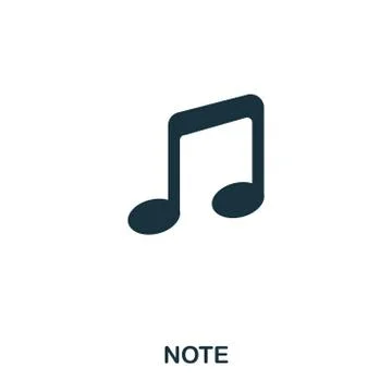 Note icon. Line style icon design. UI. Illustration of note icon. Pictogram Stock Illustration