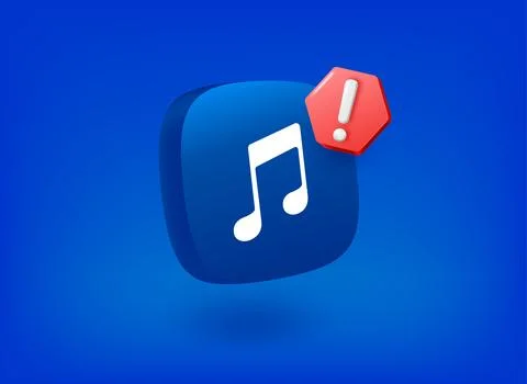 Note icon with stop sign. 3d vector illustration Иллюстрация