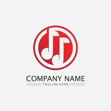 Note Icon Vector illustration design Sound waves, audio, equalizer, abstrac.. Stock Illustration