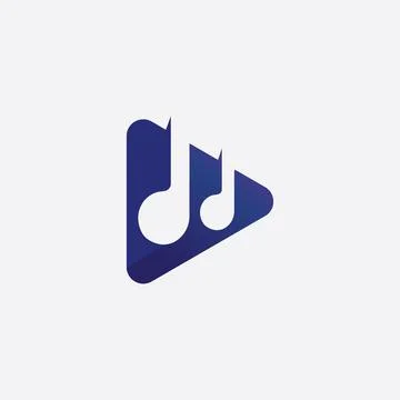 Note Icon Vector illustration design Sound waves, audio, equalizer, abstrac.. Stock Illustration