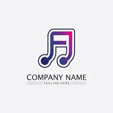 Note Icon Vector illustration design Sound waves, audio, equalizer, abstrac.. 스톡 일러스트