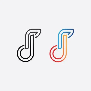 Note Icon Vector illustration design Sound waves, audio, equalizer, abstrac.. Stock Illustration