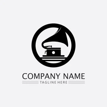 Note Icon Vector illustration design Sound waves, audio, equalizer, abstrac.. Stock Illustration