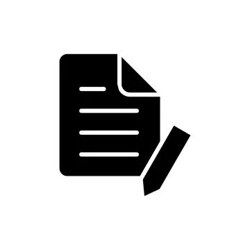 Note icon vector illustration. notepad sign and symbol Illustrazione stock