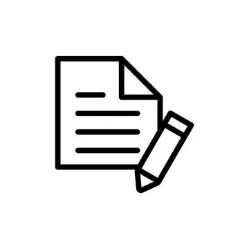 Note icon vector illustration. notepad sign and symbol Illustrazione stock