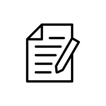 Note icon vector illustration. notepad sign and symbol 스톡 일러스트