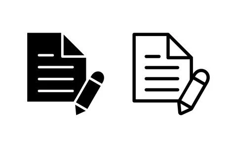 Note icon vector illustration. notepad sign and symbol Stock Illustration