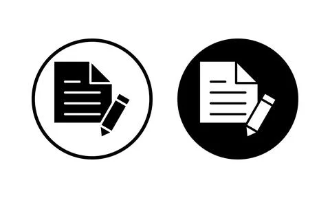 Note icon vector illustration. notepad sign and symbol Stock Illustration