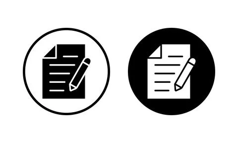 Note icon vector illustration. notepad sign and symbol イラスト素材