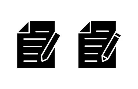 Note icon vector illustration. notepad sign and symbol イラスト素材