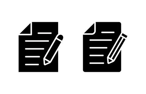 Note icon vector illustration. notepad sign and symbol 스톡 일러스트