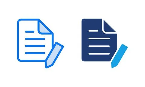 Note icon vector illustration. notepad sign and symbol Stock Illustration