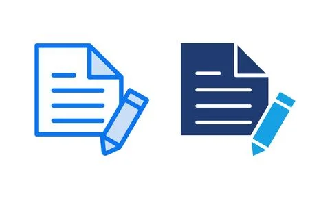 Note icon vector illustration. notepad sign and symbol Stock Illustration