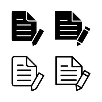 Note icon vector illustration. notepad sign and symbol Illustrazione stock