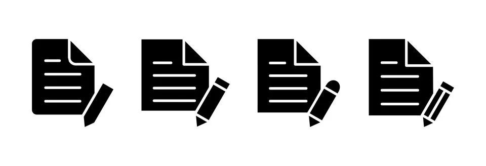 Note icon vector illustration. notepad sign and symbol Illustrazione stock