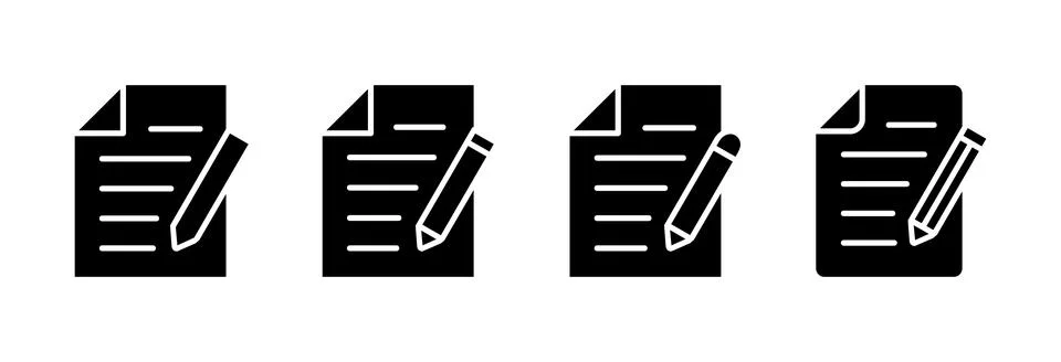 Note icon vector illustration. notepad sign and symbol Stock Illustration