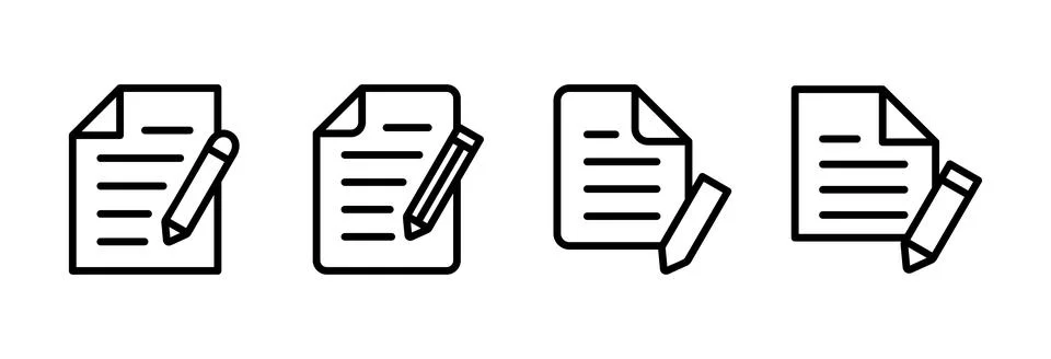 Note icon vector illustration. notepad sign and symbol イラスト素材