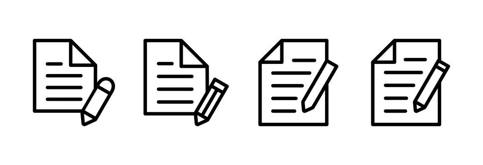 Note icon vector illustration. notepad sign and symbol Illustrazione stock