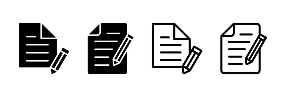 Note icon vector illustration. notepad sign and symbol Stock Illustration