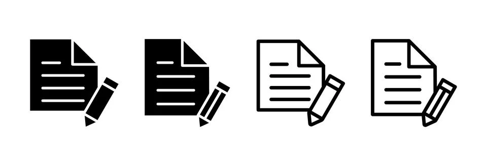 Note icon vector illustration. notepad sign and symbol Stock Illustration