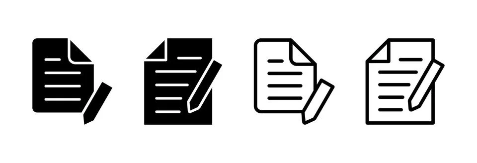 Note icon vector illustration. notepad sign and symbol Illustrazione stock