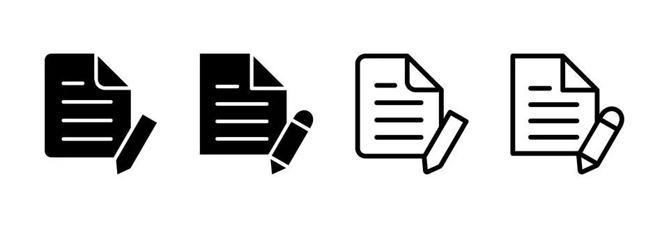 Note icon vector illustration. notepad sign and symbol Stock Illustration