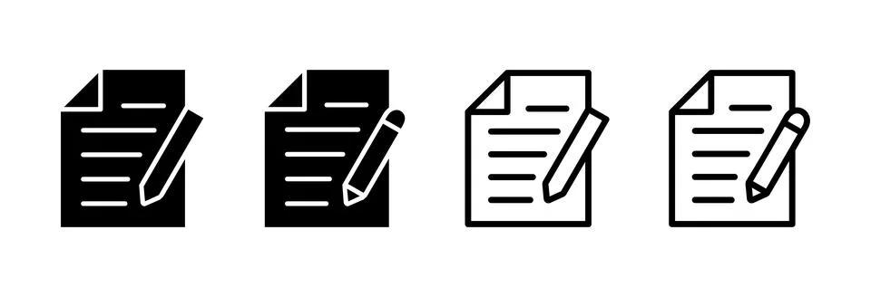 Note icon vector illustration. notepad sign and symbol Illustrazione stock