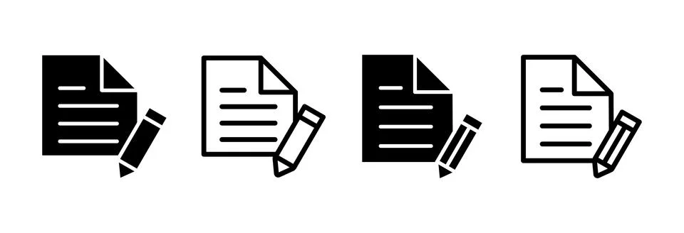 Note icon vector illustration. notepad sign and symbol Stock Illustration