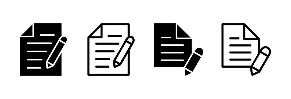 Note icon vector illustration. notepad sign and symbol Illustrazione stock