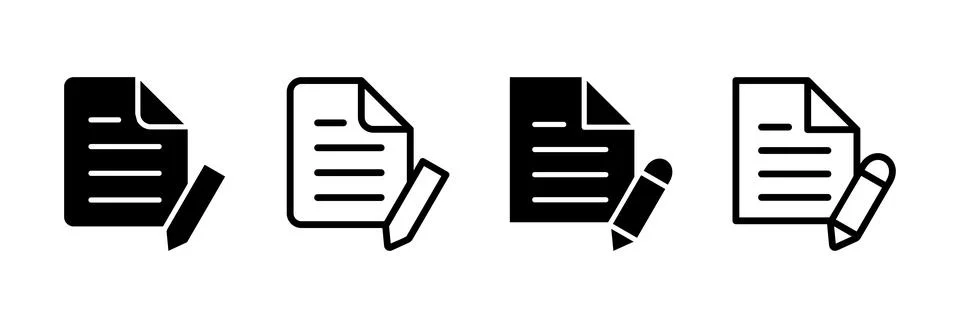 Note icon vector illustration. notepad sign and symbol 库存插图