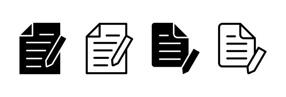 Note icon vector illustration. notepad sign and symbol Stock Illustration