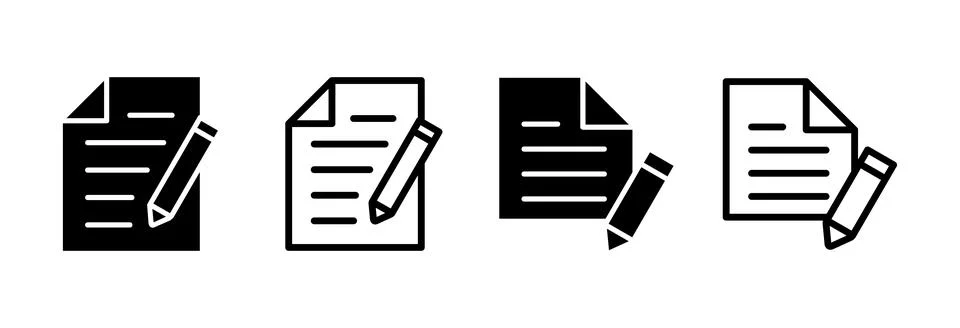 Note icon vector illustration. notepad sign and symbol Stock Illustration