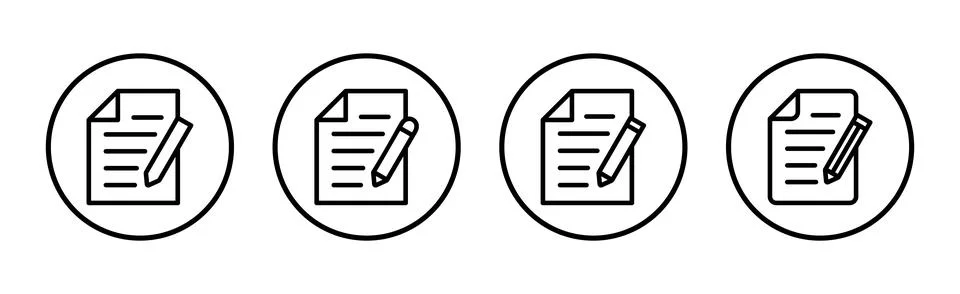 Note icon vector illustration. notepad sign and symbol 스톡 일러스트